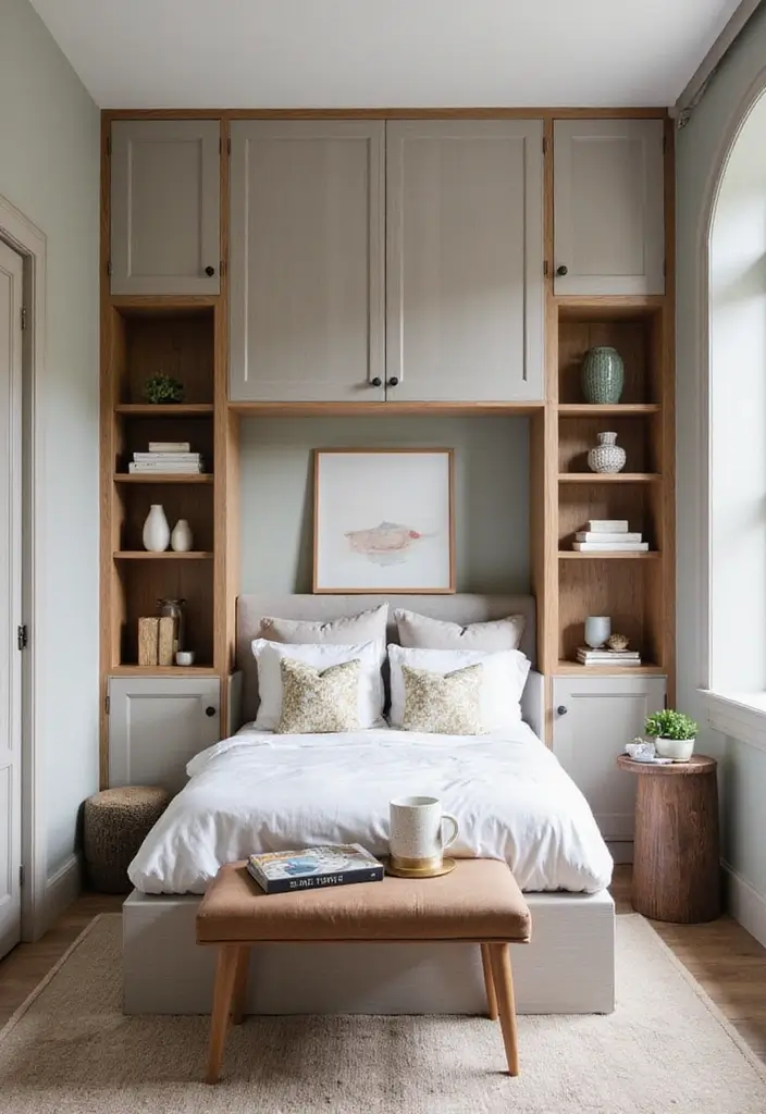 25 3 x 3 Bedroom Ideas That Maximize Small Spaces Beautifully - 23. Utilize Odd Spaces