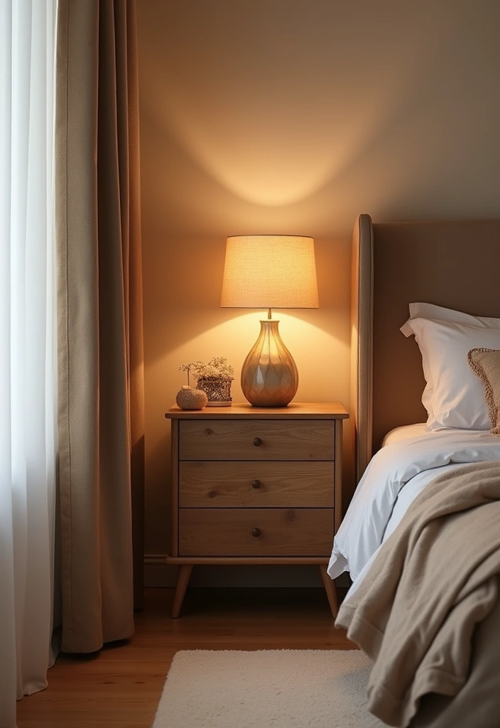 25 3 x 3 Bedroom Ideas That Maximize Small Spaces Beautifully - 9. Compact Nightstands with Storage