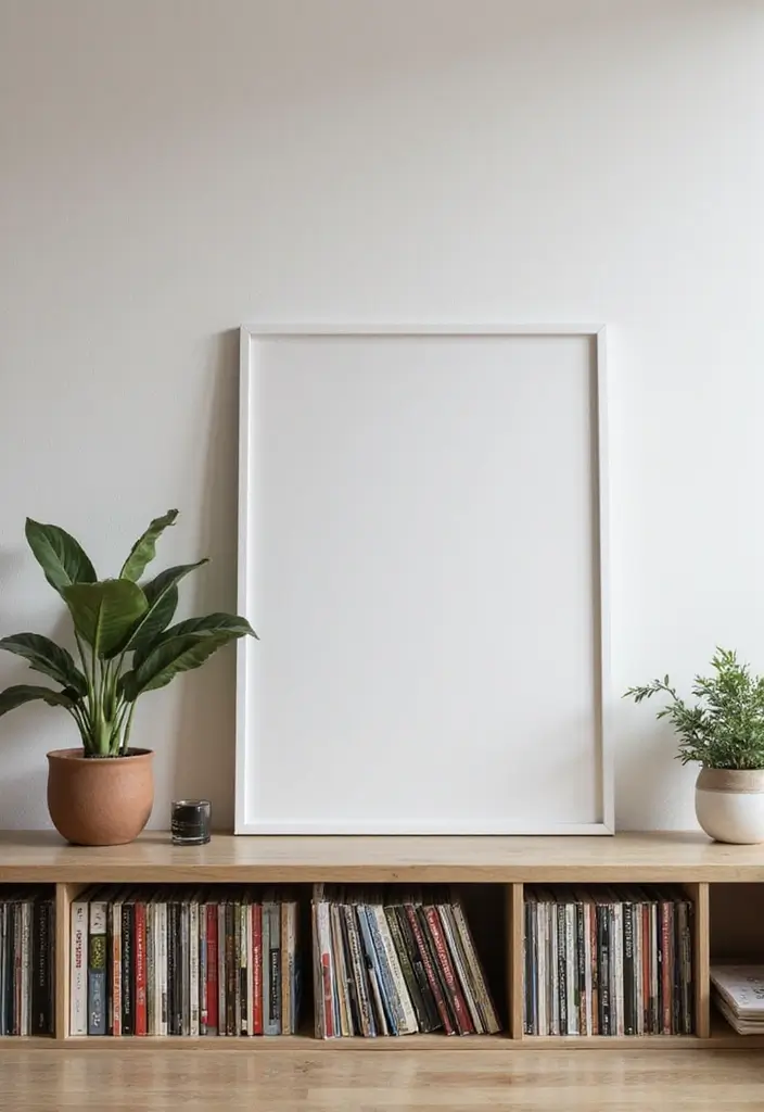 25 Album Cover Wall Decor Bedroom Ideas That Show Off Your Music Style - 10. Album Cover Ledge