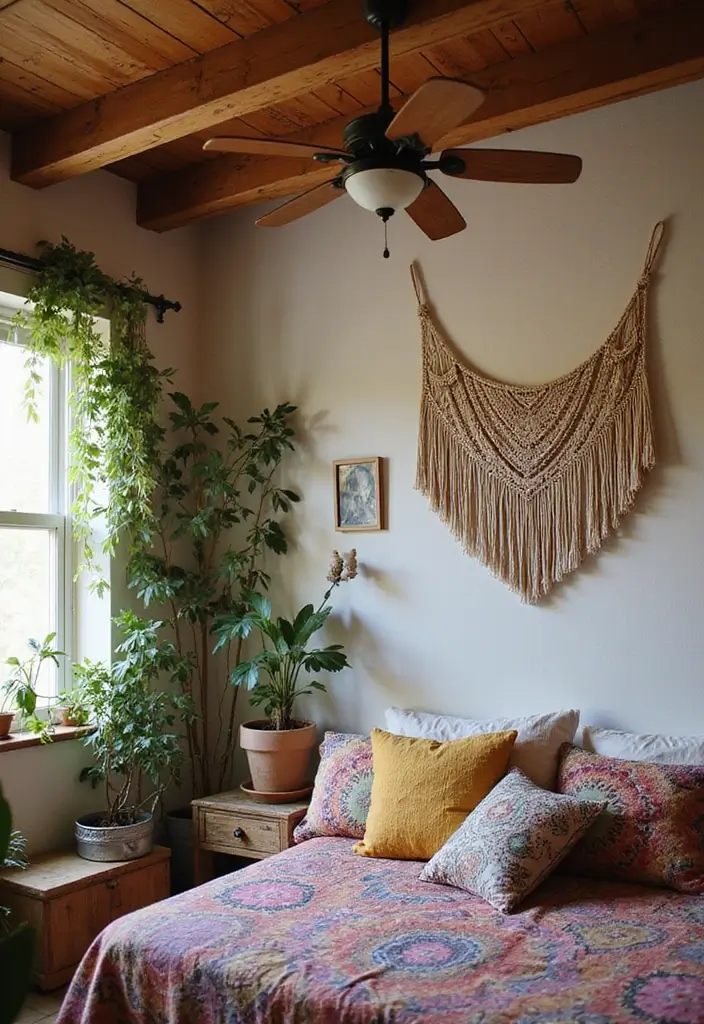 25 Bedroom Ceiling Fan Ideas That Keep You Cool in Style - 1. Vintage-Inspired Wooden Fan