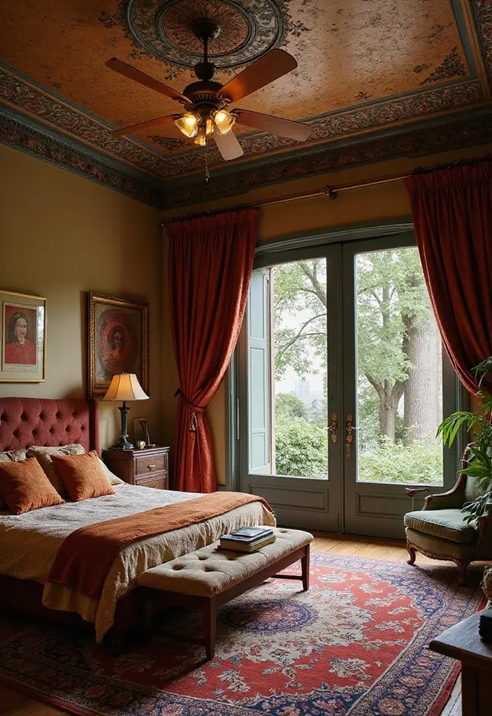 25 Bedroom Ceiling Fan Ideas That Keep You Cool in Style - 24. Art Deco Fan