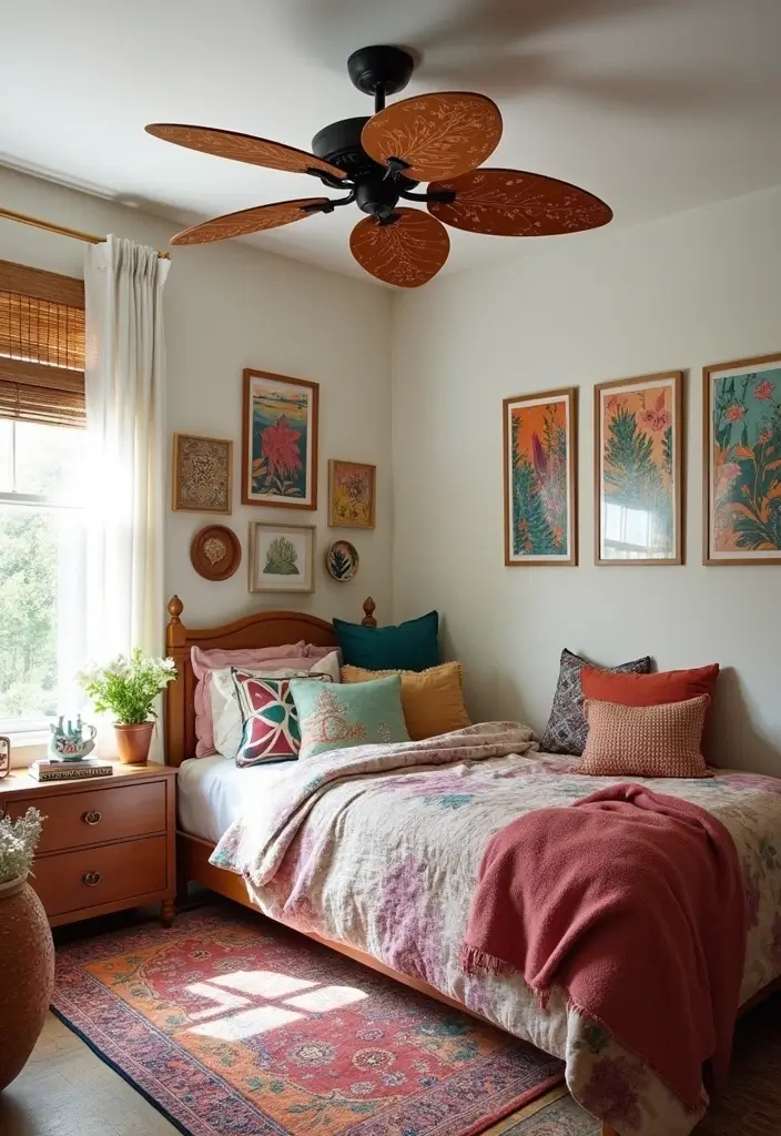 25 Bedroom Ceiling Fan Ideas That Keep You Cool in Style - 25. Customizable Ceiling Fan