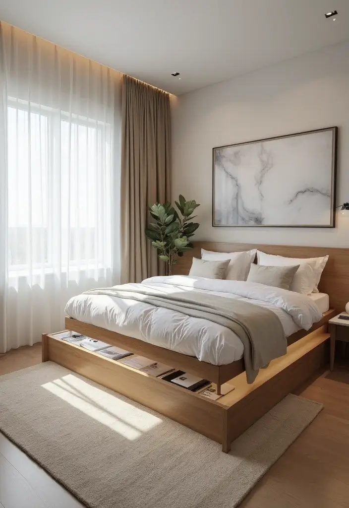 25 Bedroom Ideas Twin Bed That Look Cute & Functional - 6. Elevated Bed Frames