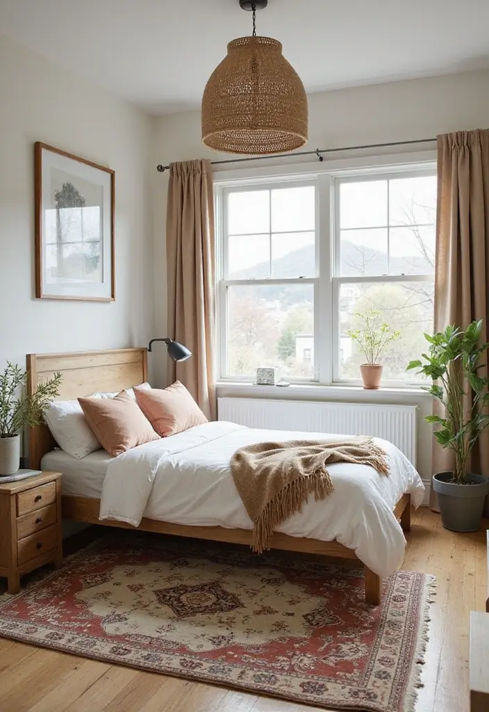 25 Bedroom Ideas Twin Bed That Look Cute & Functional - 9. Stylish Rugs