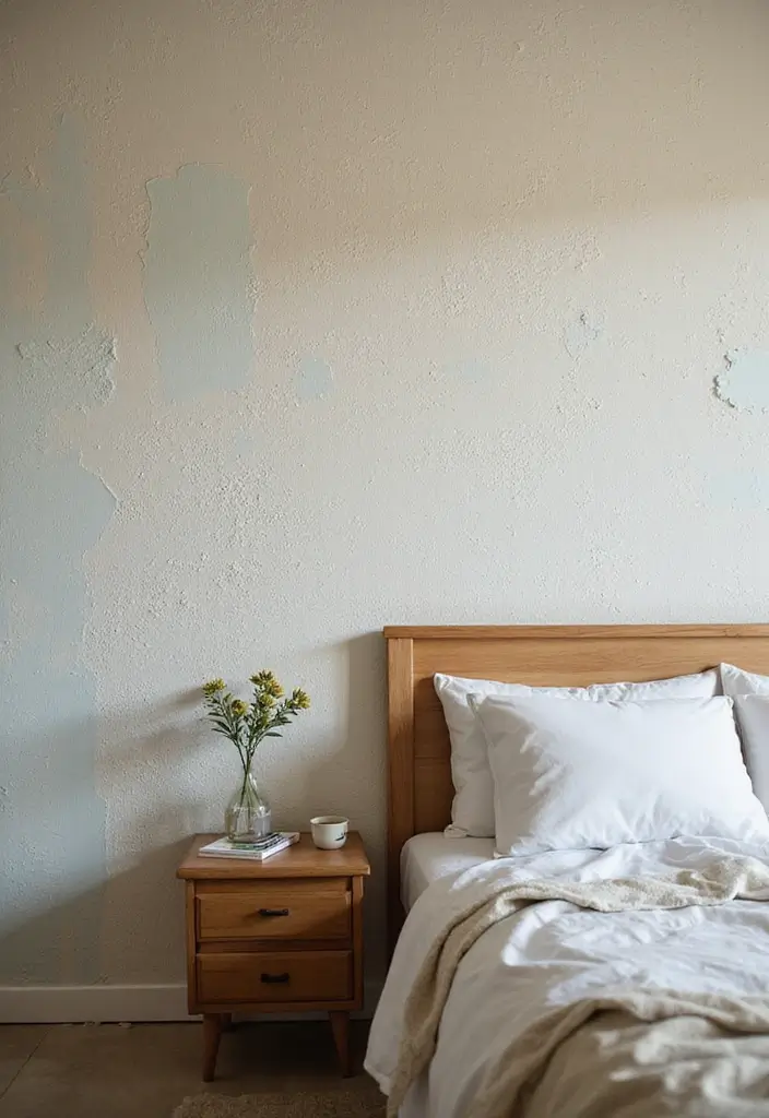 25 Bedroom Wall Painting Ideas Creativity Design That Inspire You - 2. Textured Accent Walls