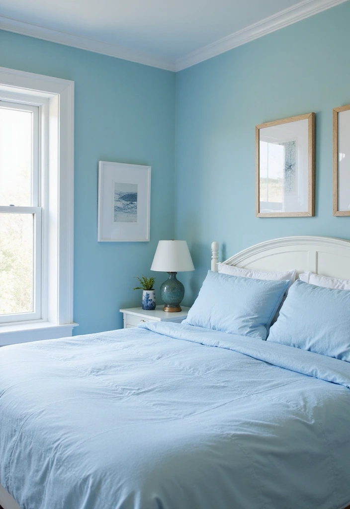 25 Cape Cod Bedroom Ideas That Bring Coastal Charm Indoors - 1. Soft Blue Hues