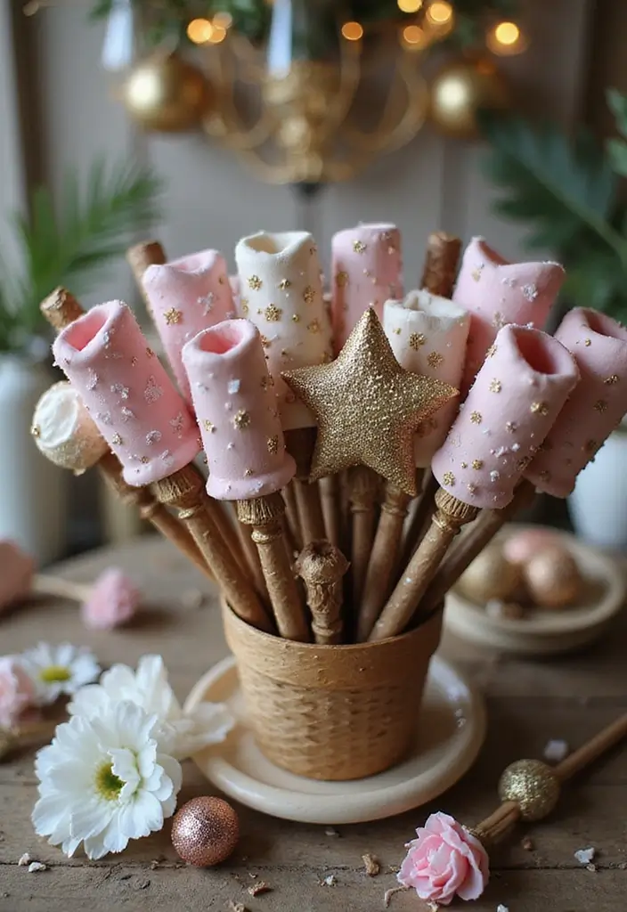 25 Disney Princess Bedroom Ideas That Feel Magical and Sweet - 17. Magic Wands as Decor