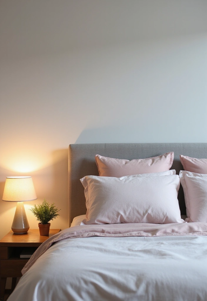 25 Grey Headboard Bedroom Ideas That Feel Classy and Versatile - 8. Soft and Serene