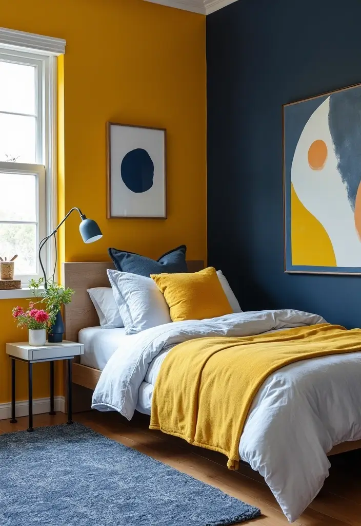 25 Paint Ideas for Bedroom That Completely Transform Your Space - 4. Energizing Mustard Yellow
