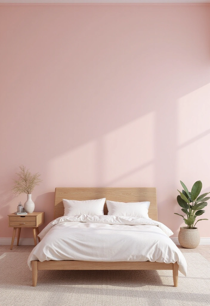 25 Pink Bedroom Ideas for Adults That Feel Romantic and Refined - 16. Modern Minimalism