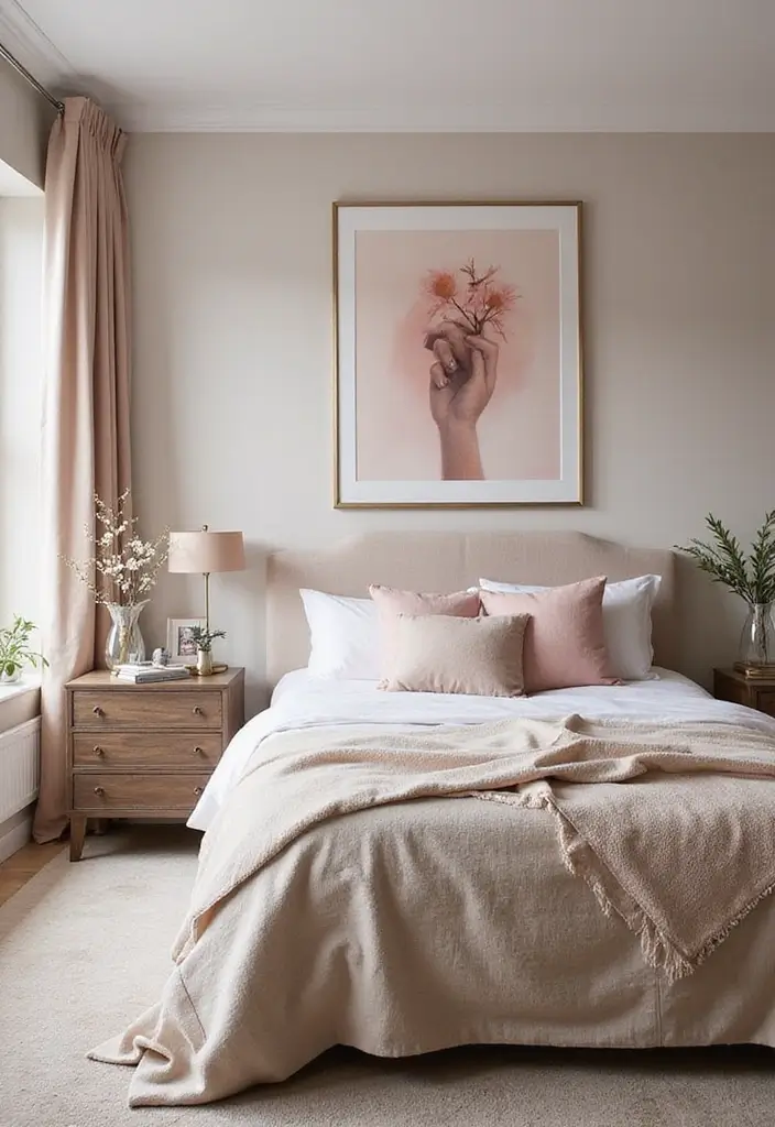25 Pink Bedroom Ideas for Adults That Feel Romantic and Refined - 3. Contemporary Chic