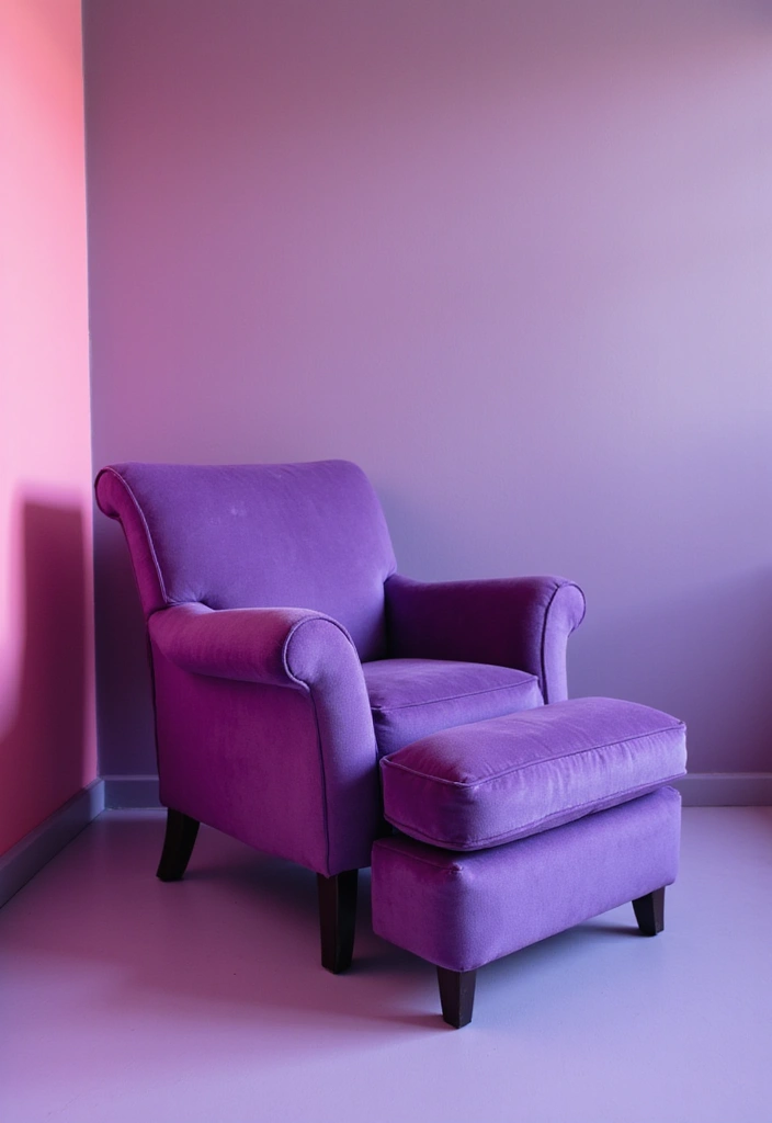 25 Pink and Purple Bedroom Ideas That Feel Fun and Dreamy - 20. Statement Furniture Pieces