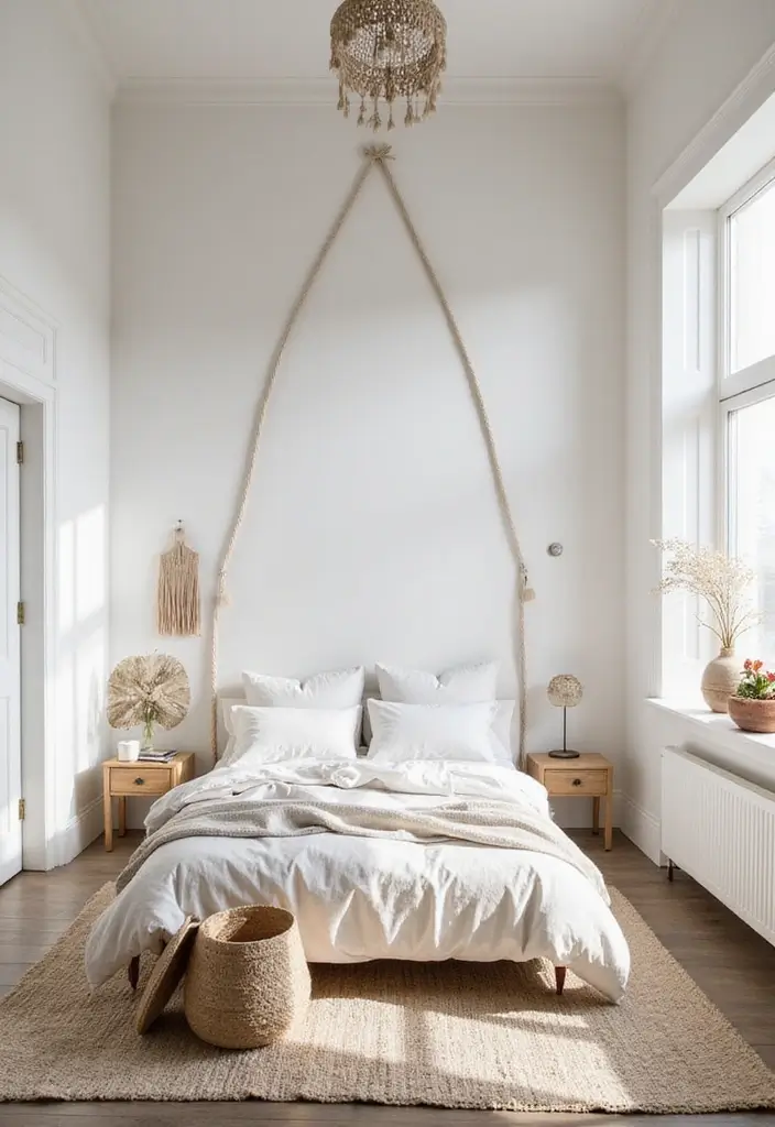 25 Room Painting Ideas Bedroom Aesthetic That Feel Calm & Trendy - 13. Bright White Serenity