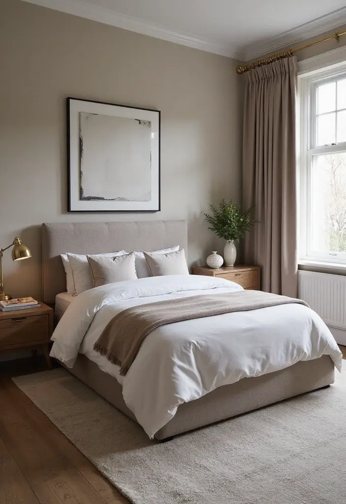 25 Upholstered Beds Bedroom Ideas That Feel Luxe and Cozy - 21. Monochromatic Elegance