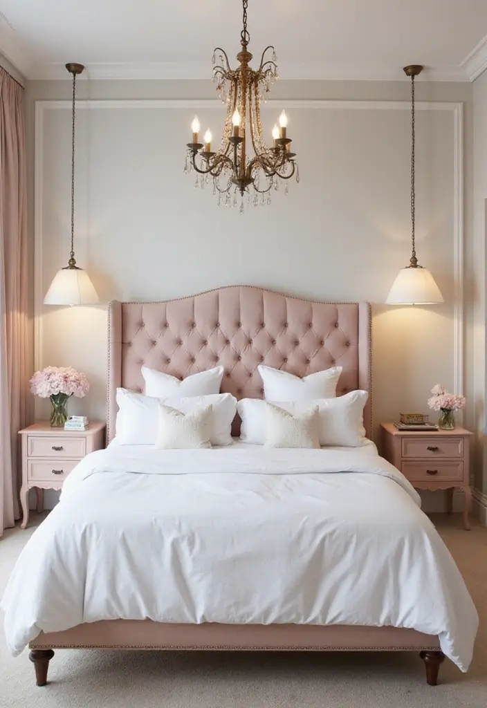 25 Upholstered Beds Bedroom Ideas That Feel Luxe and Cozy - 4. Elegant Tufting