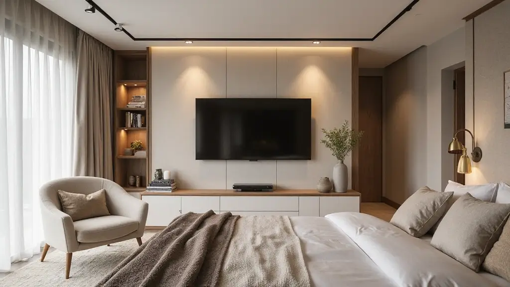 30 Bedroom Ideas with TV That Balance Relaxation & Design