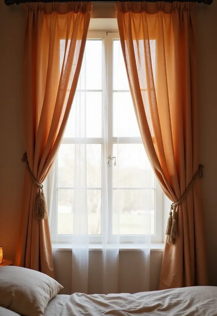 30 Bedroom Photoshoot Ideas Night That Feel Cozy & Romantic - 16. Playful Drapery