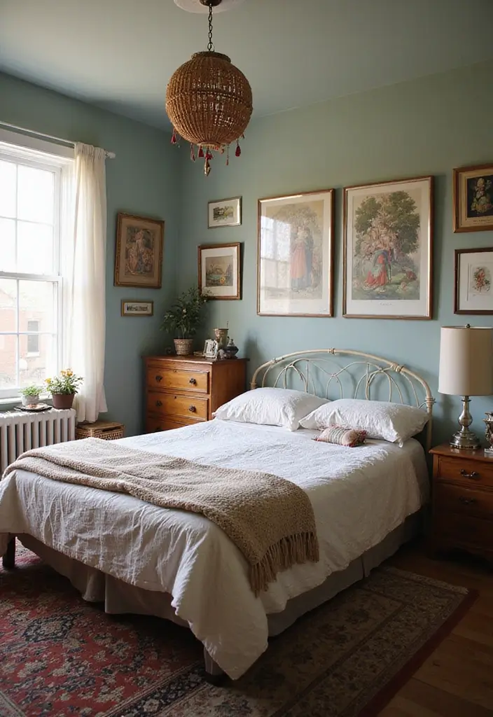 30 Bedroom Photoshoot Ideas Night That Feel Cozy & Romantic - 25. Artistic Personal Touches