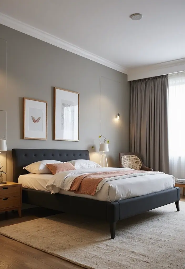 30 Black Bed Frame Bedroom Ideas That Look Strong & Stylish - 29. Sleek and Functional with a Multi-Functional Frame