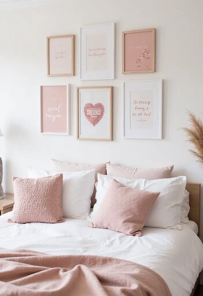 30 Blush Pink Bedroom Ideas That Feel Soft Romantic & Chic - 21. Blush Pink Inspirational Quotes