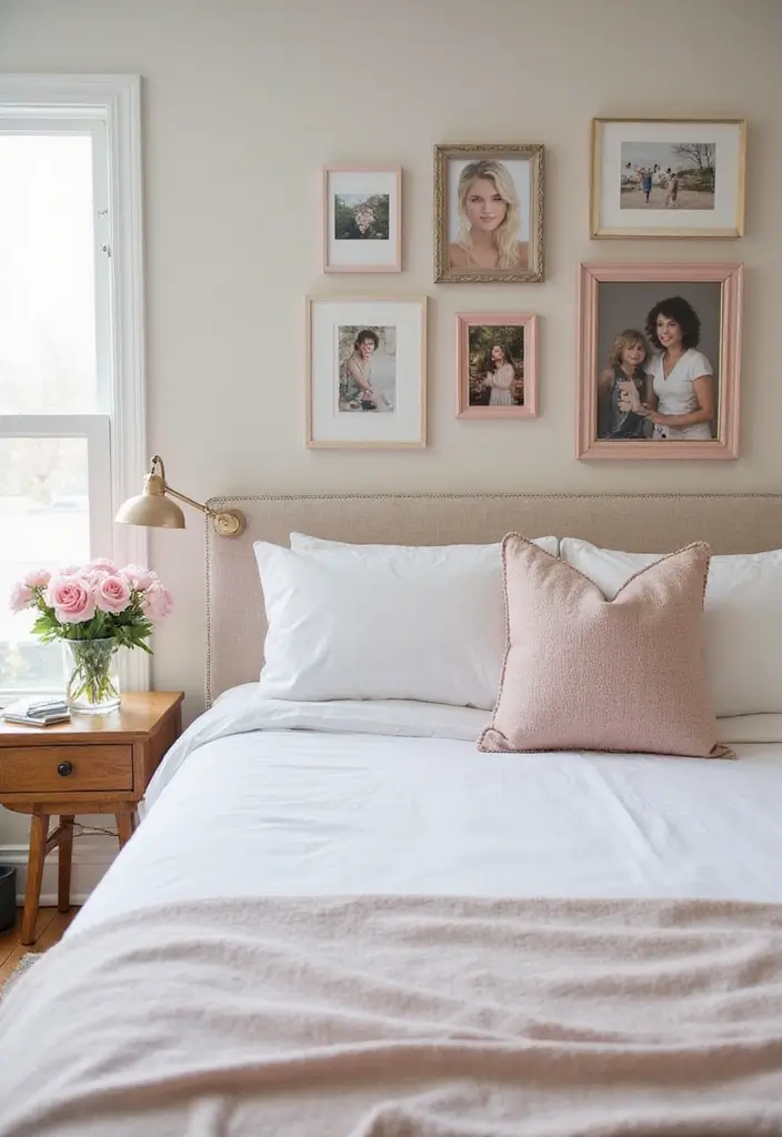 30 Blush Pink Bedroom Ideas That Feel Soft Romantic & Chic - 30. Blush Pink Personal Touches