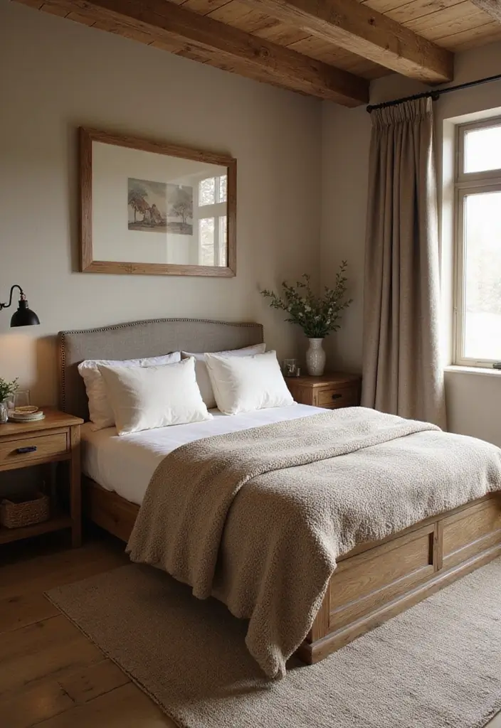 30 Dark Oak Bedroom Ideas That Bring Natural Warmth - 17. Dark Oak Color Palette