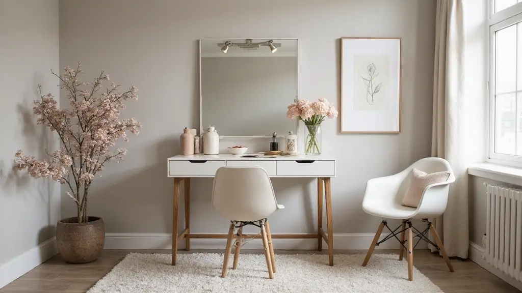 30 Floor Vanity Ideas Bedroom That Feel Functional & Glamorous