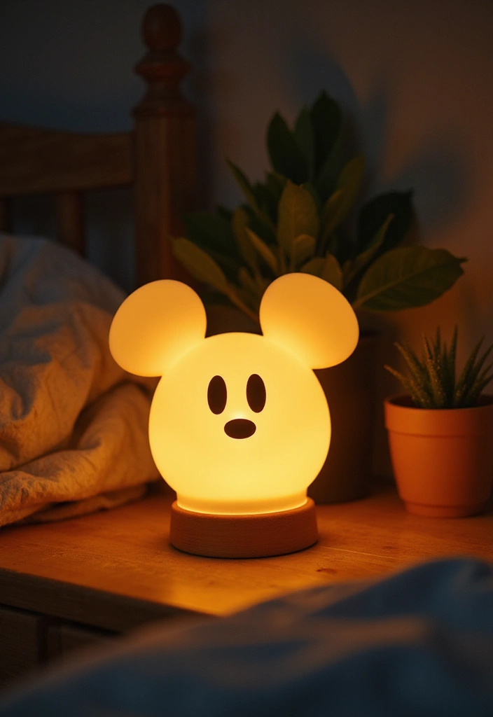 30 Mickey Mouse Bedroom Ideas That Bring Disney Magic Home - 5. Mickey Mouse Nightlights