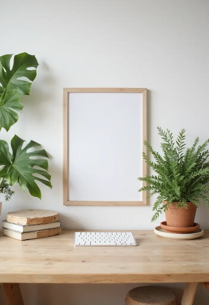 25 Bedroom Desk Ideas Aesthetic That Boost Productivity & Style - 12. Eco-Friendly Desk Setup