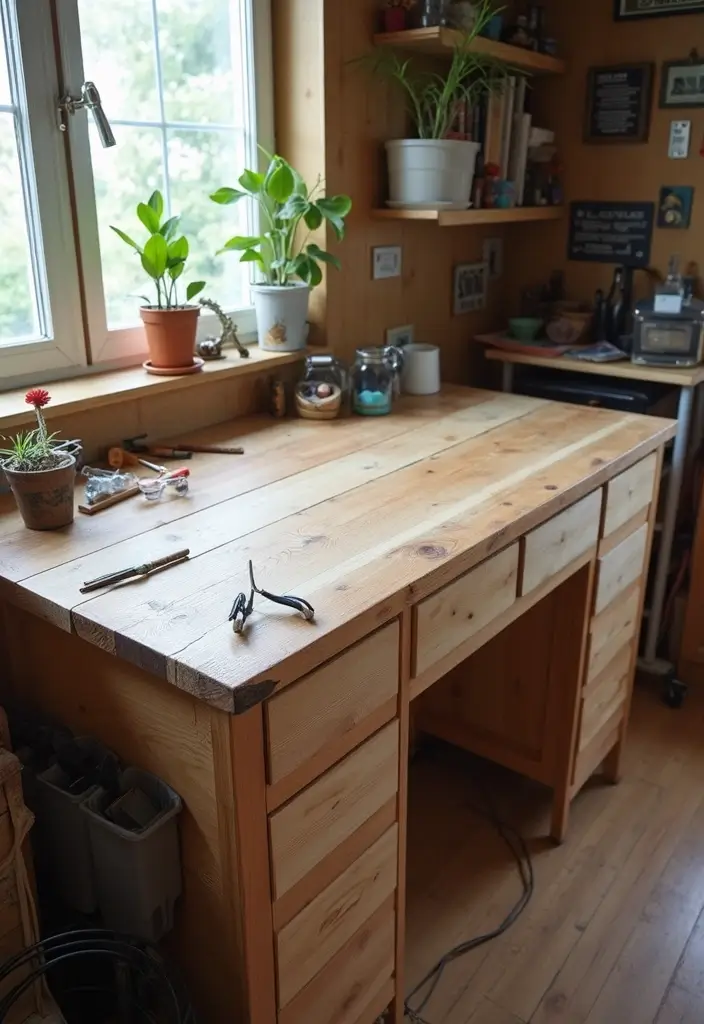 25 Bedroom Desk Ideas Aesthetic That Boost Productivity & Style - 23. DIY Desk Project