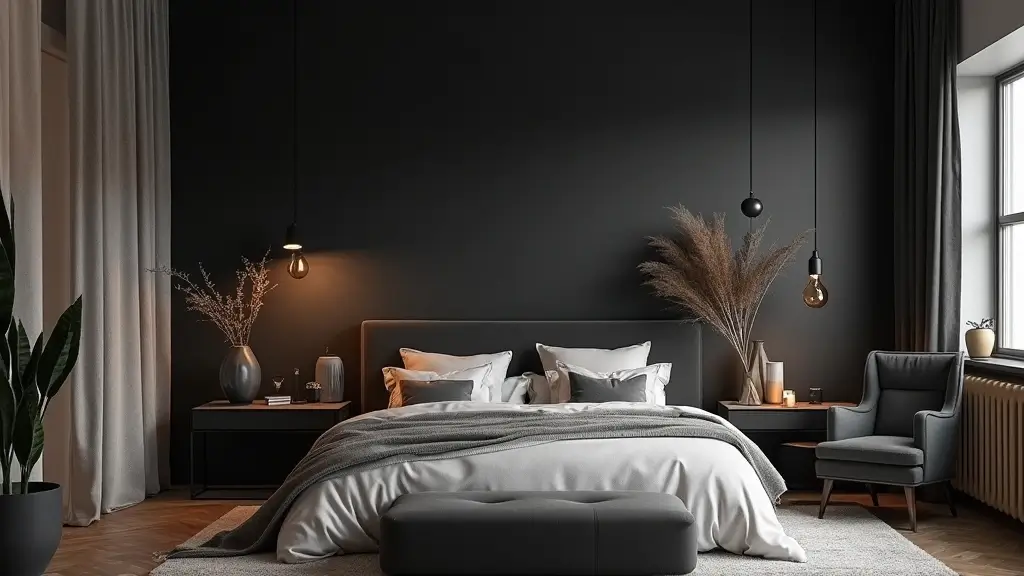 30 Black Aesthetic Bedroom Ideas That Are Sleek and Stylish