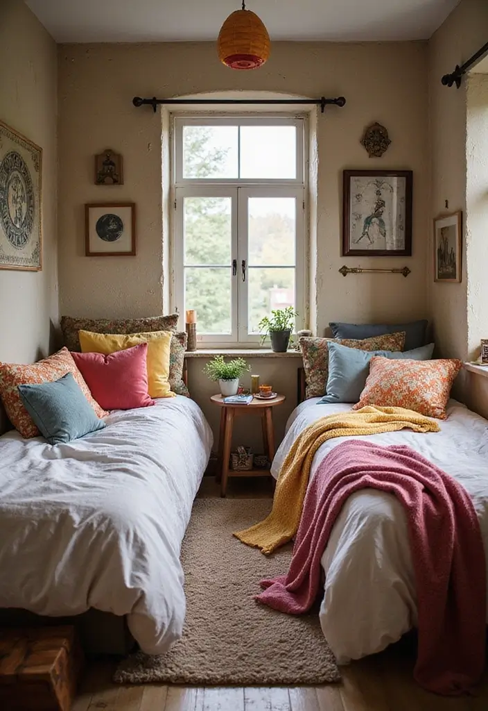 30 Bloxburg Twin Bedroom Ideas That Are Cute & Compact - 12. Cozy Textiles