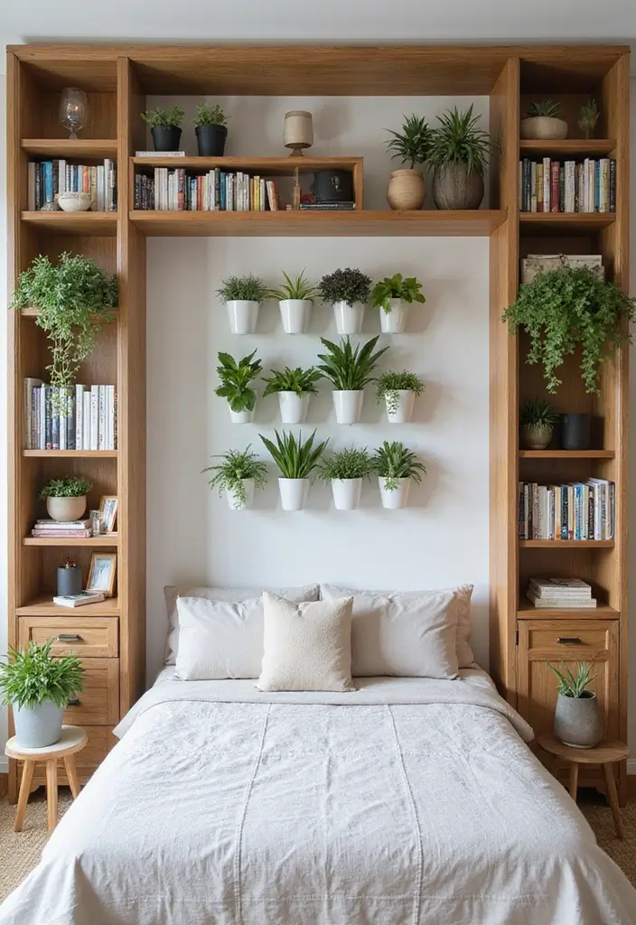 30 Bloxburg Twin Bedroom Ideas That Are Cute & Compact - 21. Smart Use of Vertical Space