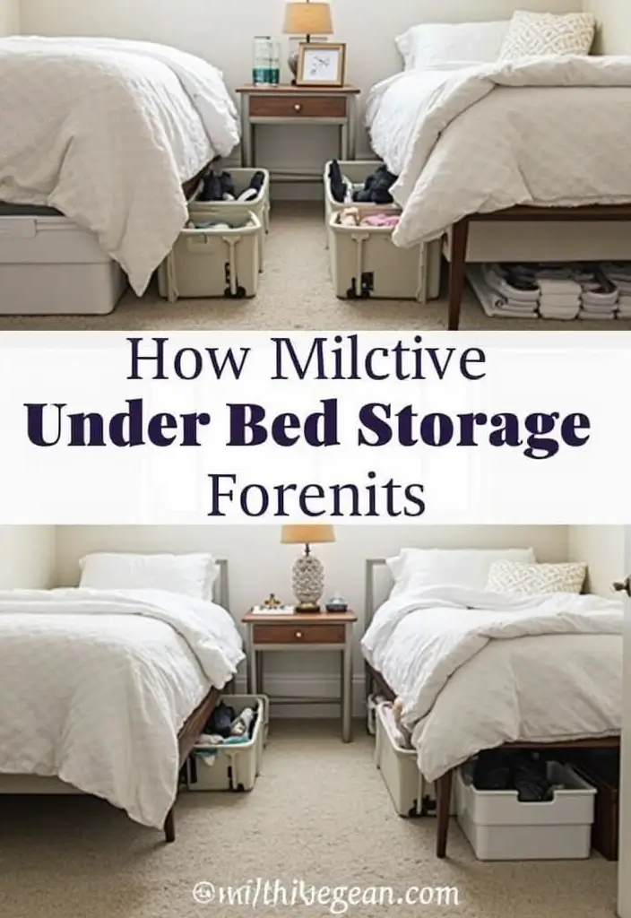 30 Bloxburg Twin Bedroom Ideas That Are Cute & Compact - 9. Under-Bed Storage Solutions