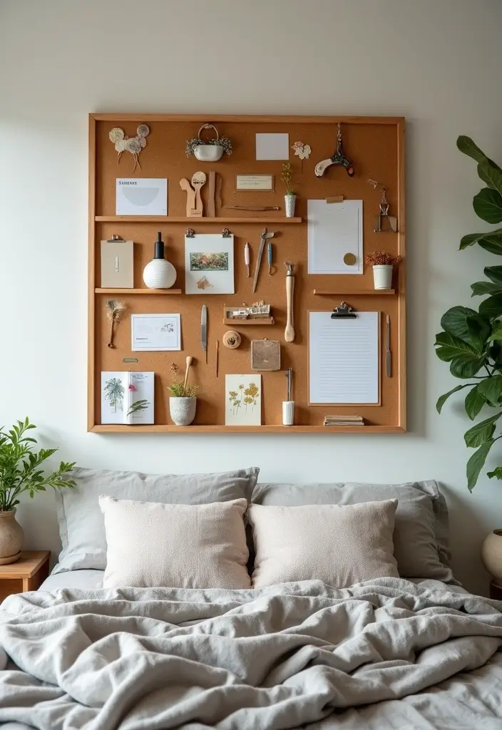30 Cork Board Ideas for Bedroom Aesthetic That Inspire You Daily - 20. Hobbies and Interests Board