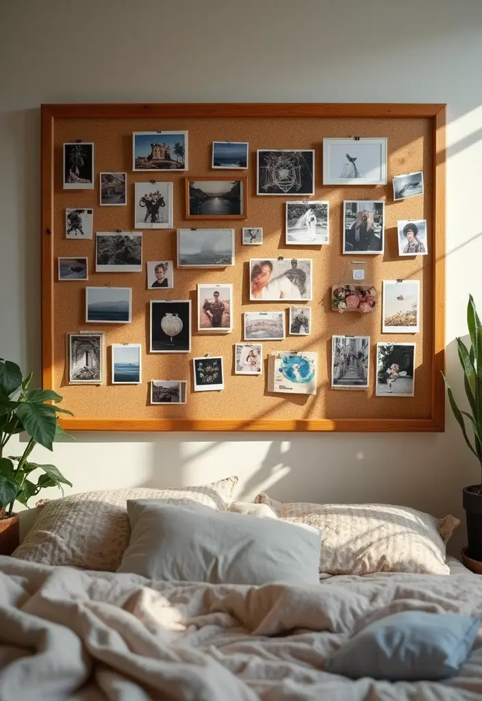 30 Cork Board Ideas for Bedroom Aesthetic That Inspire You Daily - 22. Collaboration with Friends