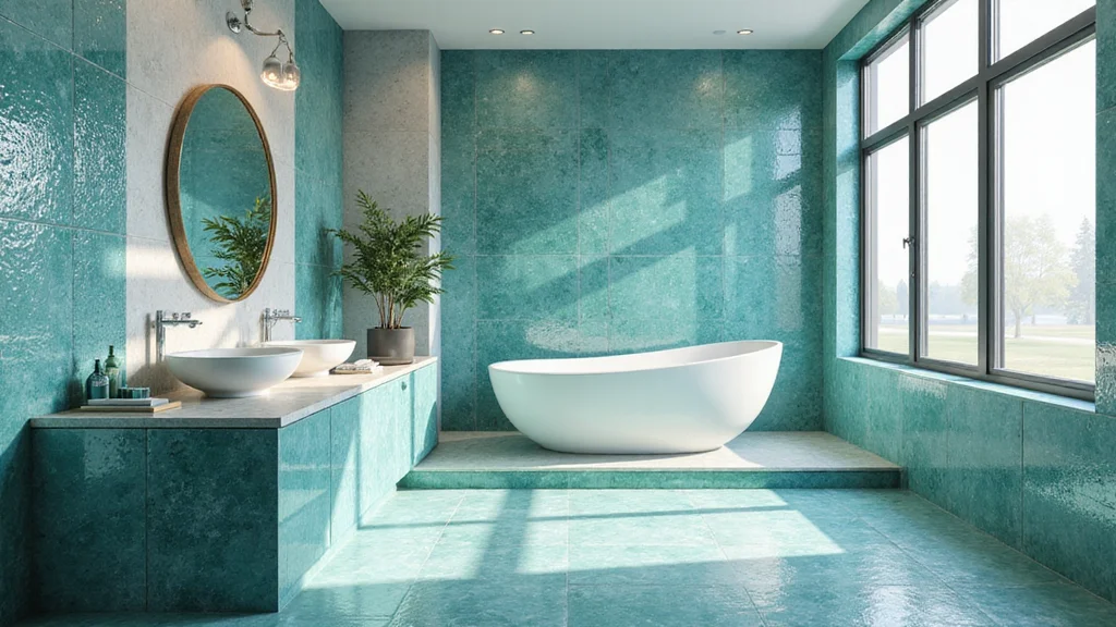 14 Aqua Tile Bathroom Ideas With Fresh Colour