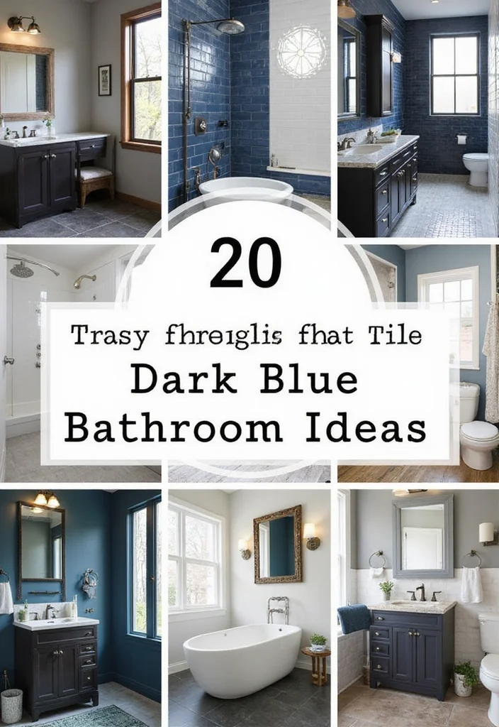 14 Dark Blue Tile Bathroom Ideas With Bold Mood - Conclusion