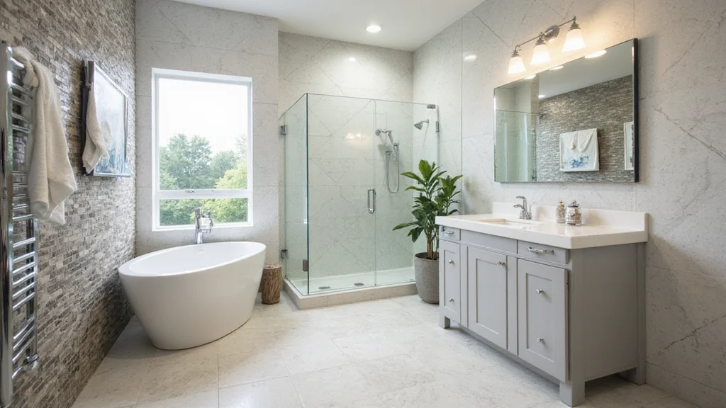 14 Glass Tile Bathroom Ideas That Add Shine