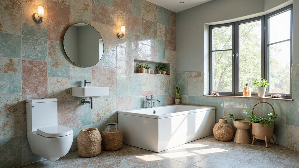 14 Glass Tile Bathroom Ideas With Glossy Style