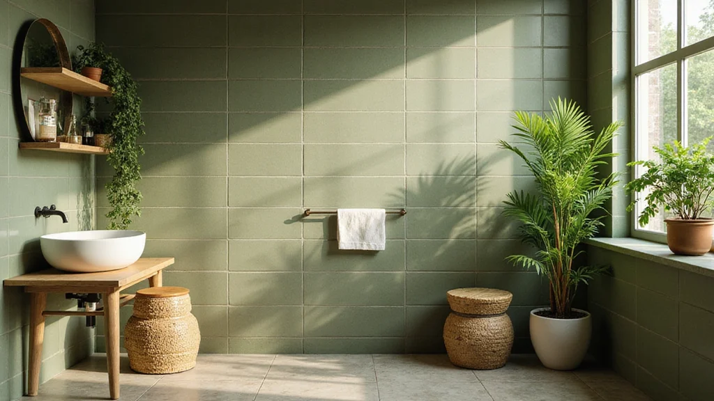 14 Olive Green Bathroom Decor Ideas With Peaceful Style
