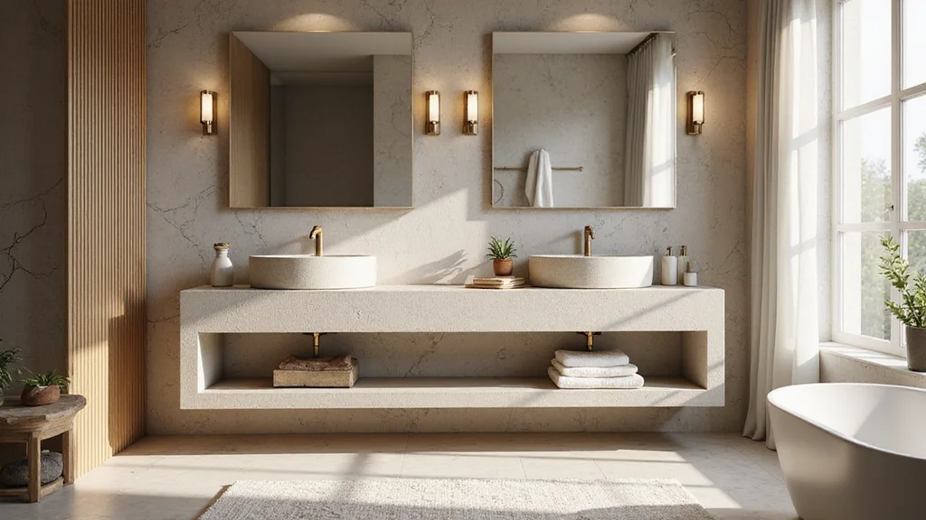 14 Stone Vanity Bathroom Ideas With Luxury Texture