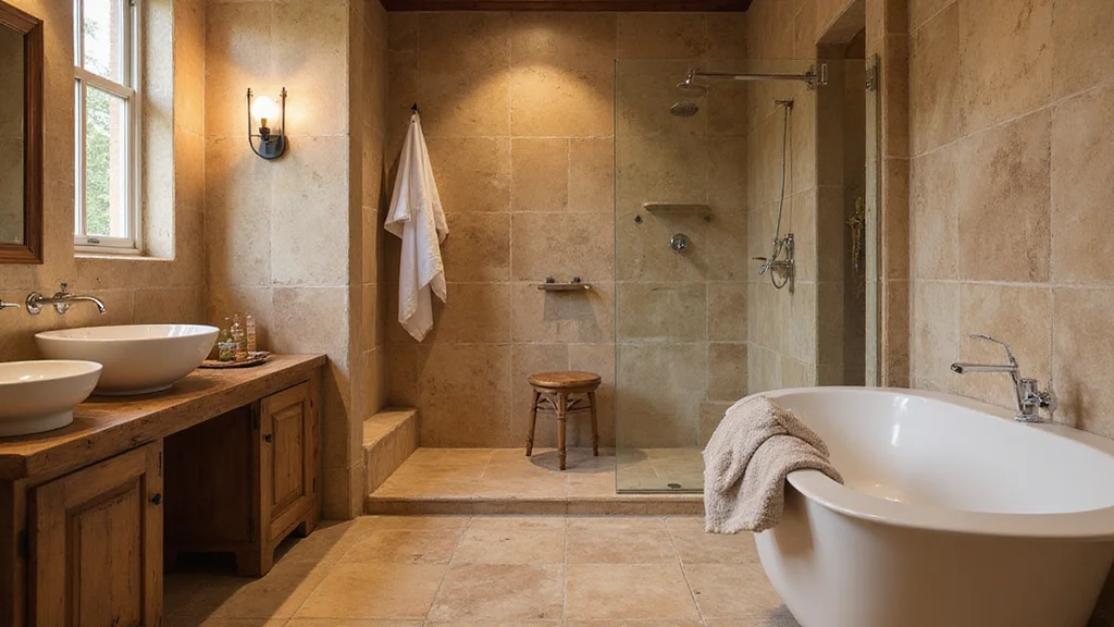 14 Tan Tile Bathroom Ideas With Warm Neutral Style
