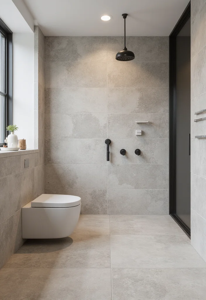 16 Neutral Bathroom Tile Ideas For Calm Interiors - 5. Subtle Greige Tiles