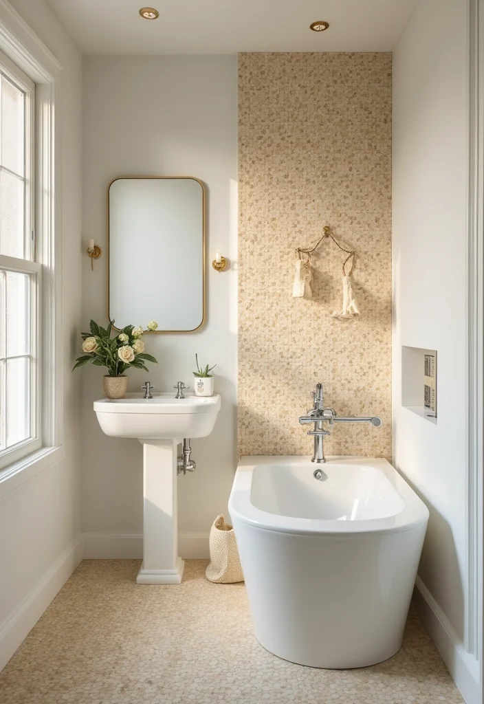 16 Neutral Bathroom Tile Ideas For Calm Interiors - 7. Light Tan Mosaic Tiles