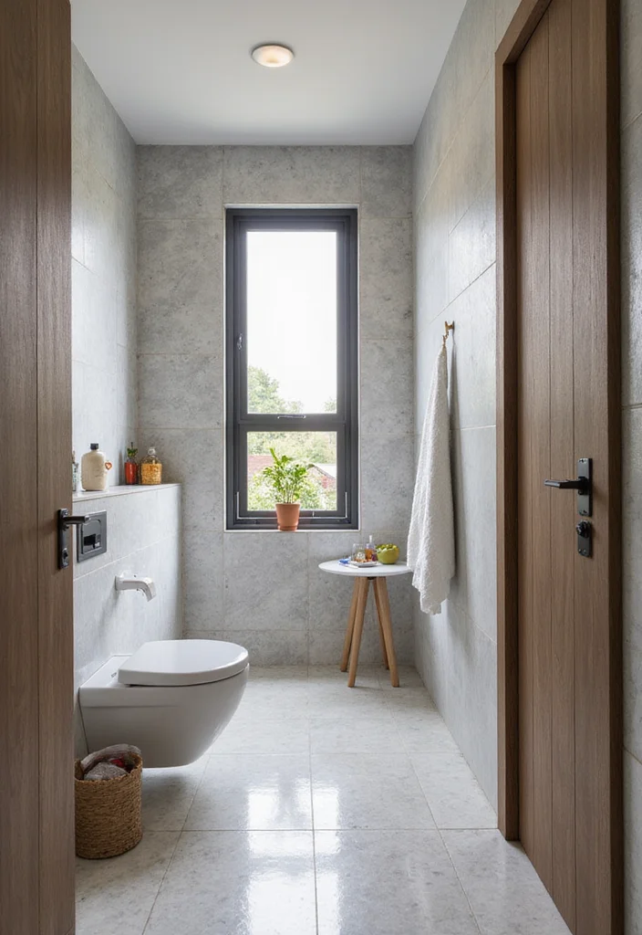 16 Neutral Bathroom Tile Ideas For Calm Interiors - 8. Pale Silver Tiles