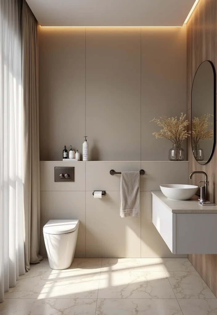 18 Bathroom Tile Wall Ideas That Transform Spaces - 13. Matte Finish Tiles for a Sophisticated Look