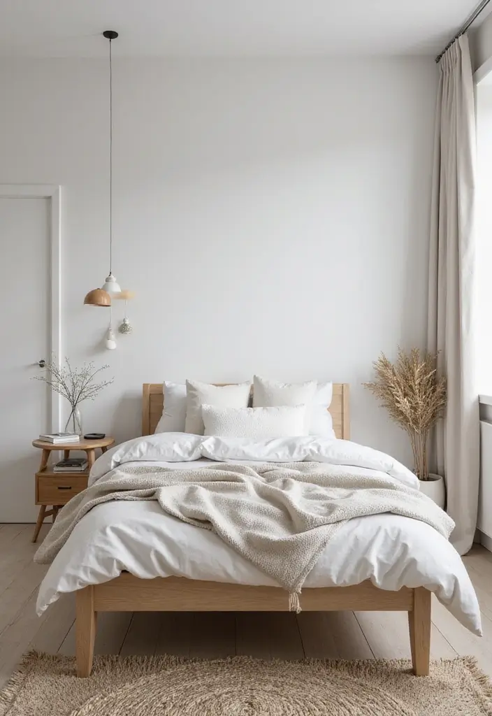 25 3 x 3 Bedroom Ideas That Maximize Small Spaces Beautifully - 20. Embrace Minimalist Decor