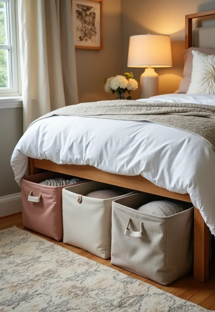 25 3 x 3 Bedroom Ideas That Maximize Small Spaces Beautifully - 5. Under-Bed Storage Solutions