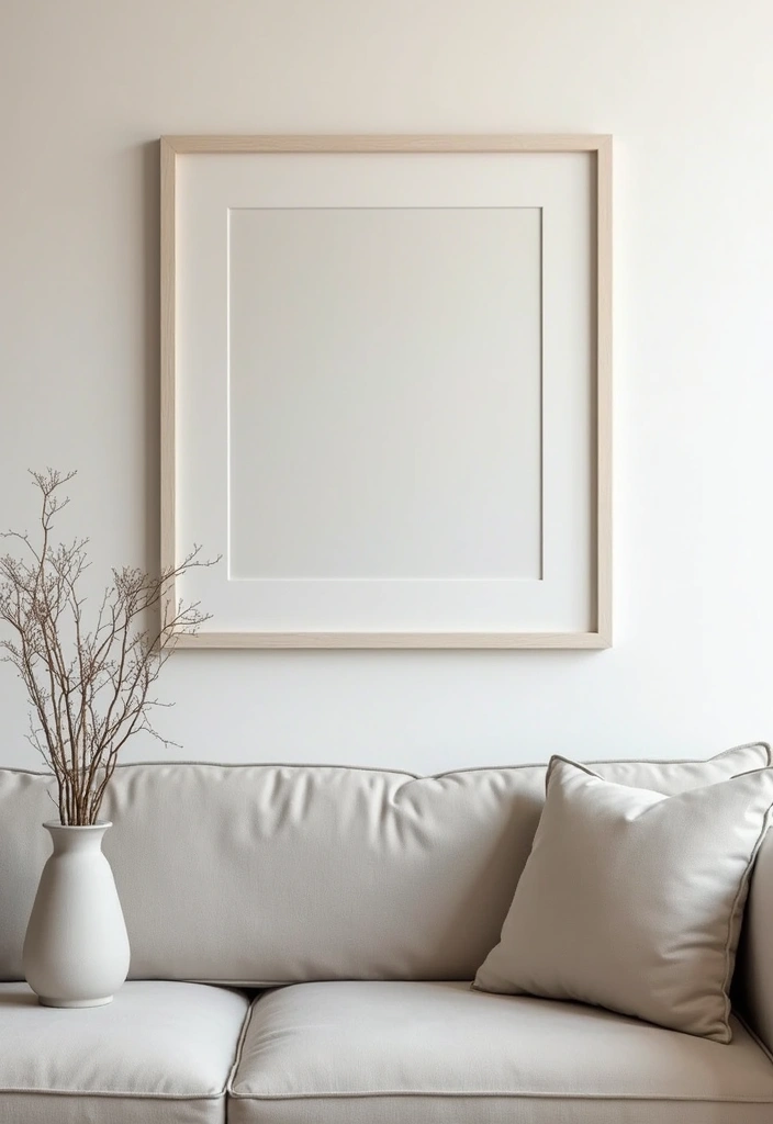 25 Album Cover Wall Decor Bedroom Ideas That Show Off Your Music Style - 19. Minimalist Approach